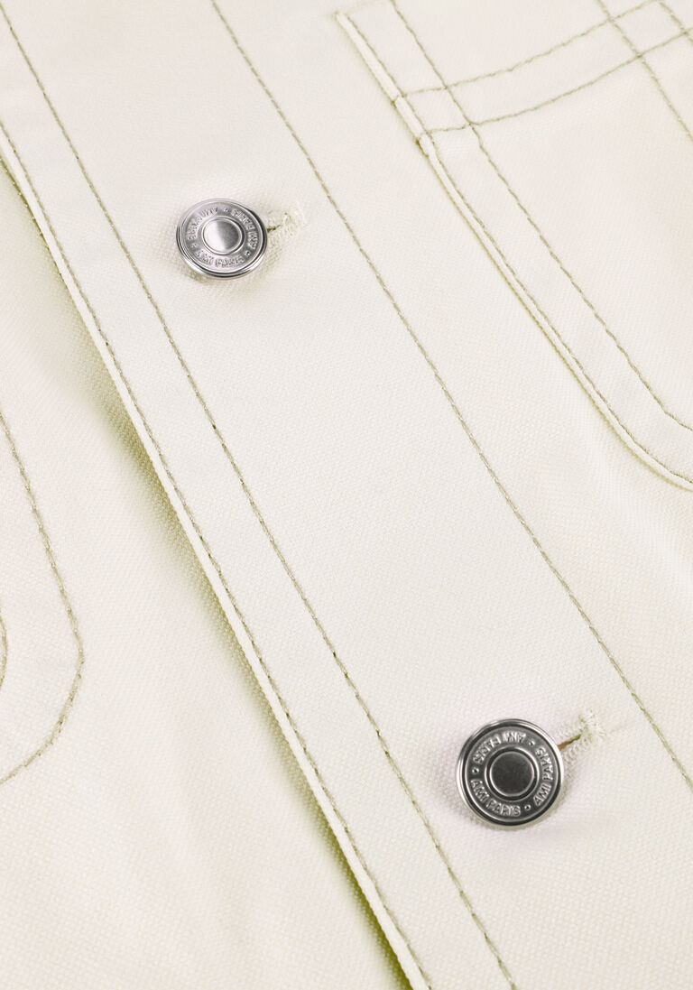 ecru ami paris overshirts worker buttoned jacket