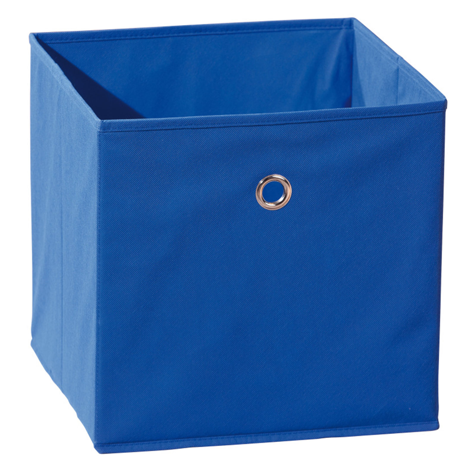 Faltbox WINNY - blau - mit Metallöse - 32x32 cm