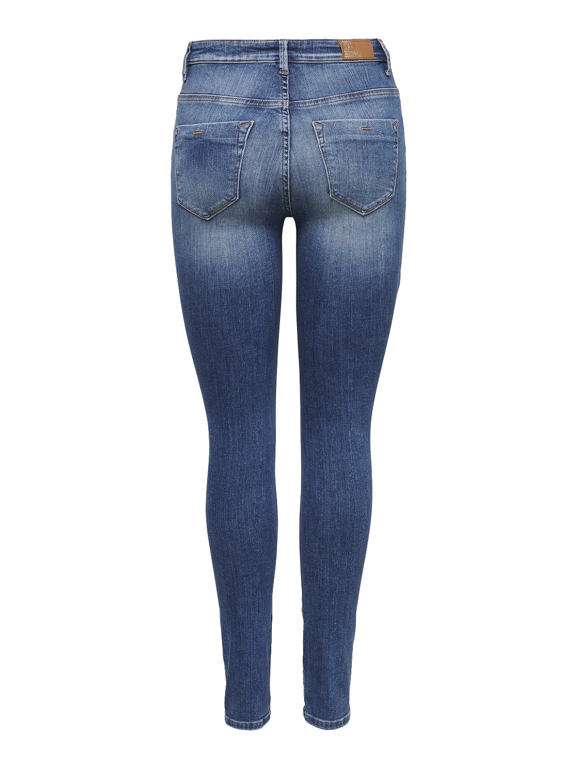ONLFOREVER Hohe Taille Skinny Fit Jeans Medium Blue Denim