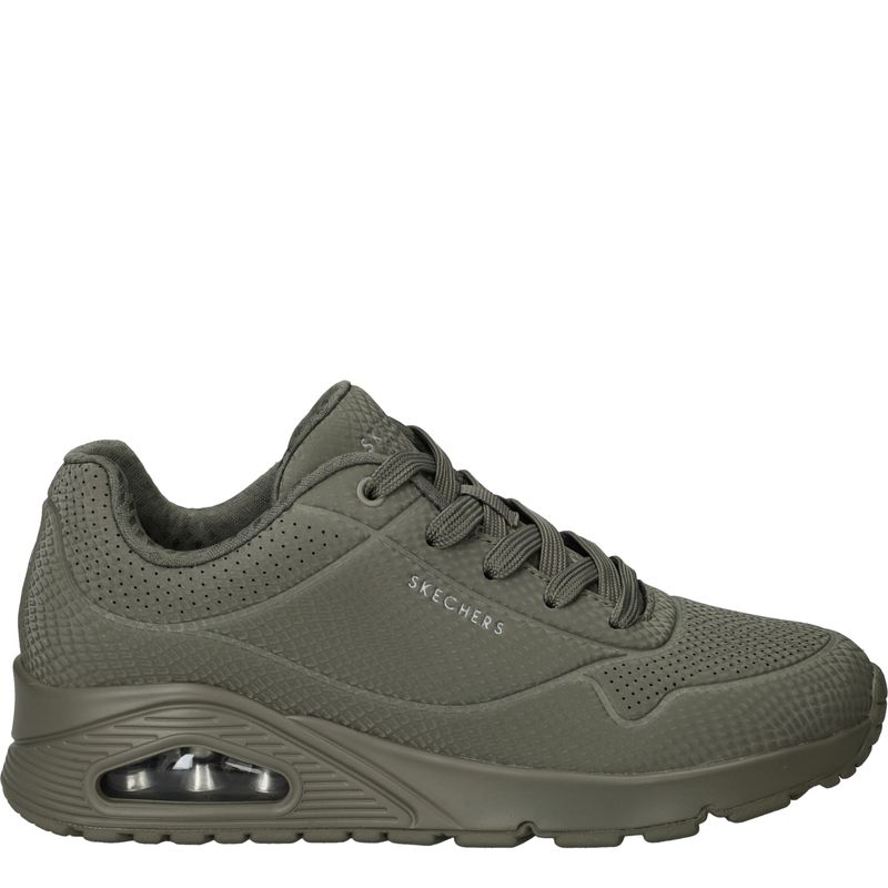 Skechers Uno Shiny Scale Sneakers Groen Dames