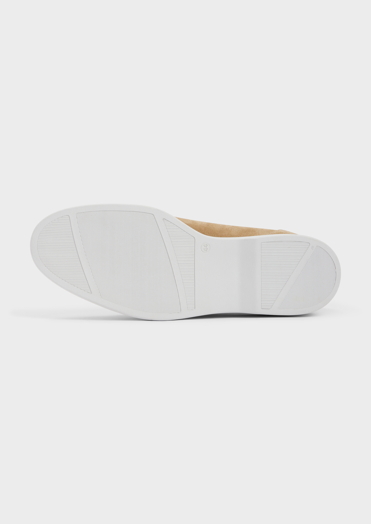 Mocassins en cuir nubuck beige