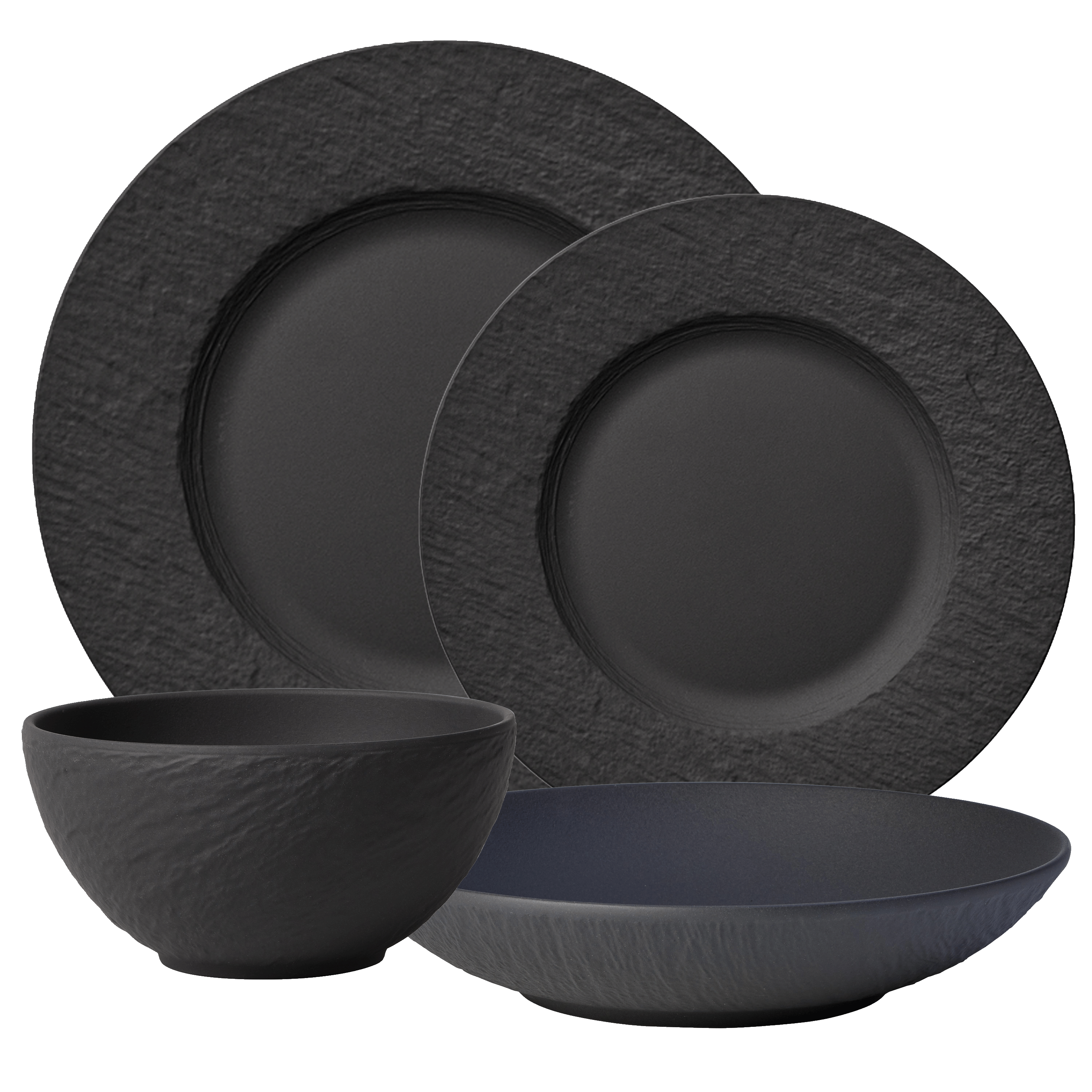 Manufacture Starter set Black, Premium Porcelain