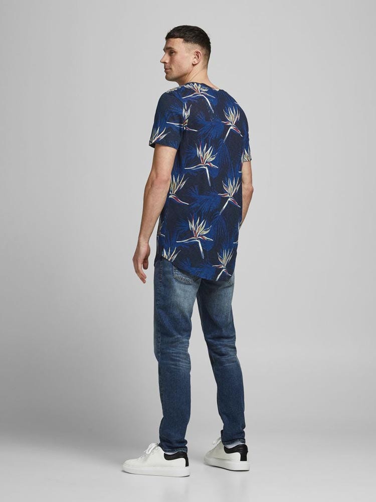 Jack & Jones  Florall Tee Crew Neck