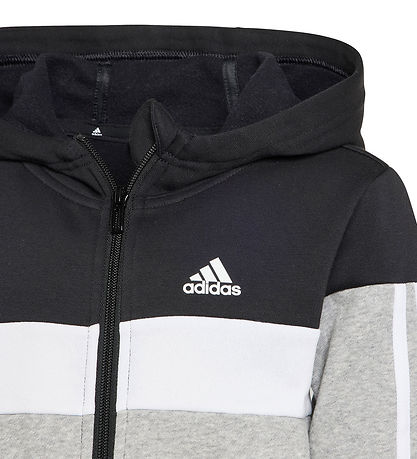 adidas Performance Sweats?t - Cardigan/Bukser - Sort/Hvid/Gr?