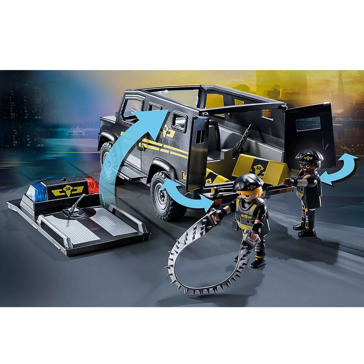 PLAYMOBIL® 70869 - City Action - Polizei, Verfolgung der Bankräuber