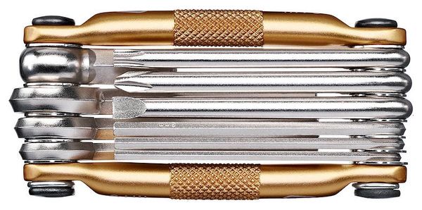 CRANKBROTHERS Multi-Outils 10 fonctions Or/Noir