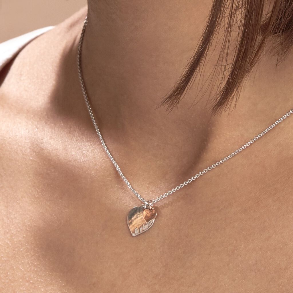 Collier Iella Argent Bicolore