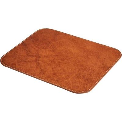 Maverick Rough Gear - Tapis de souris - leather - 15x22 cm - ultra fin 3 mm - cognac