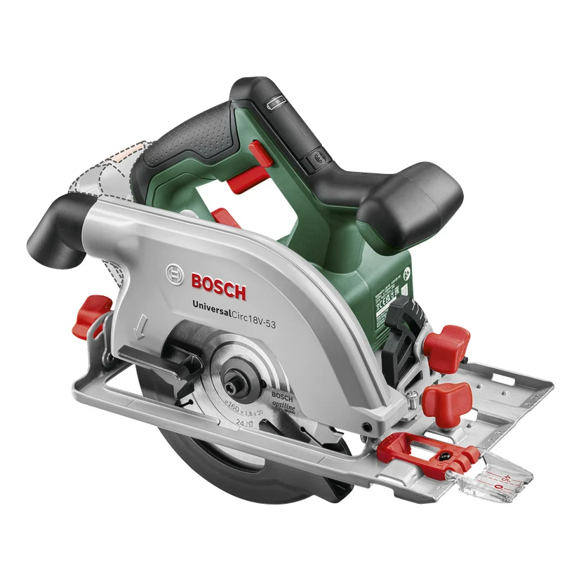 Batteridrevet sirkelsag 18 V Ø160 mm