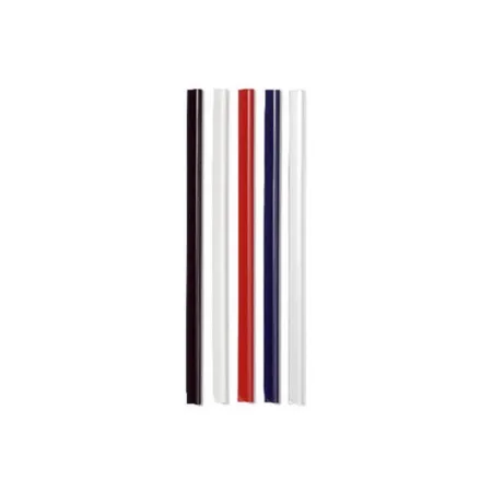 Durable 293003 Klemmschiene, A4, 3mm, rot, 50 Stück