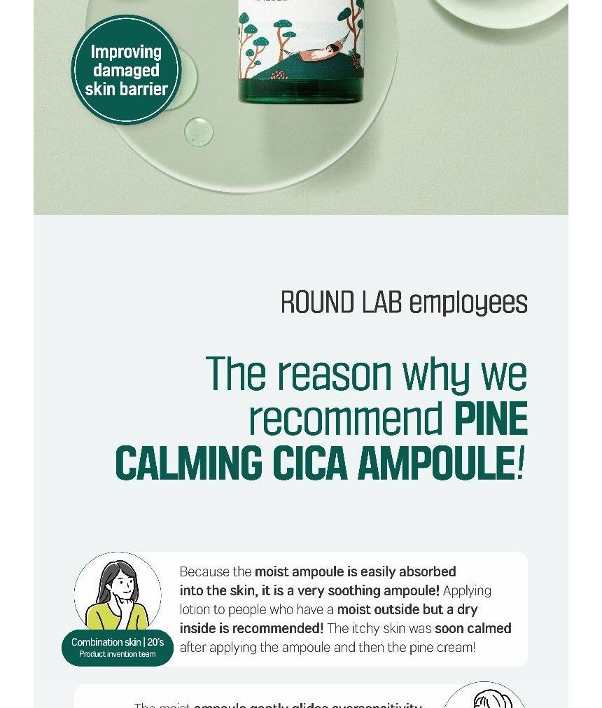 ROUND LAB - Pijnboom kalmerende cica ampul