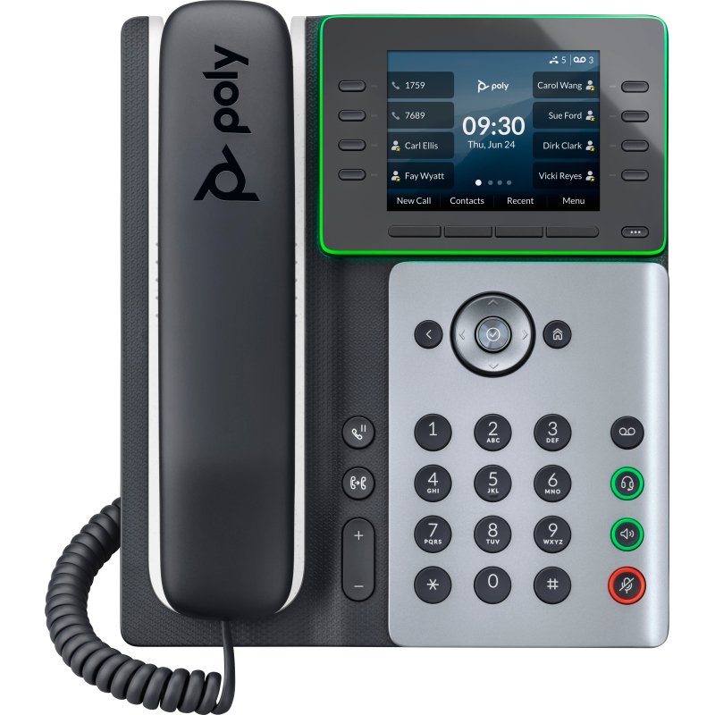 HP Poly Téléphone IP Poly Edge E320 compatible PoE