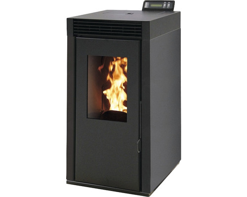Marina 8 pelletkachel, staal, zwart, 7,4 kW