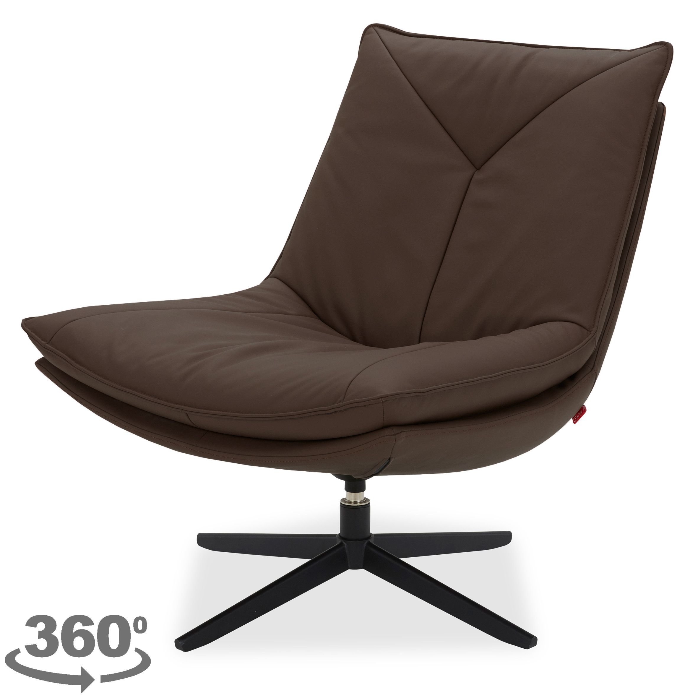 Draaifauteuil Chester B75 x D90 x H87 cm