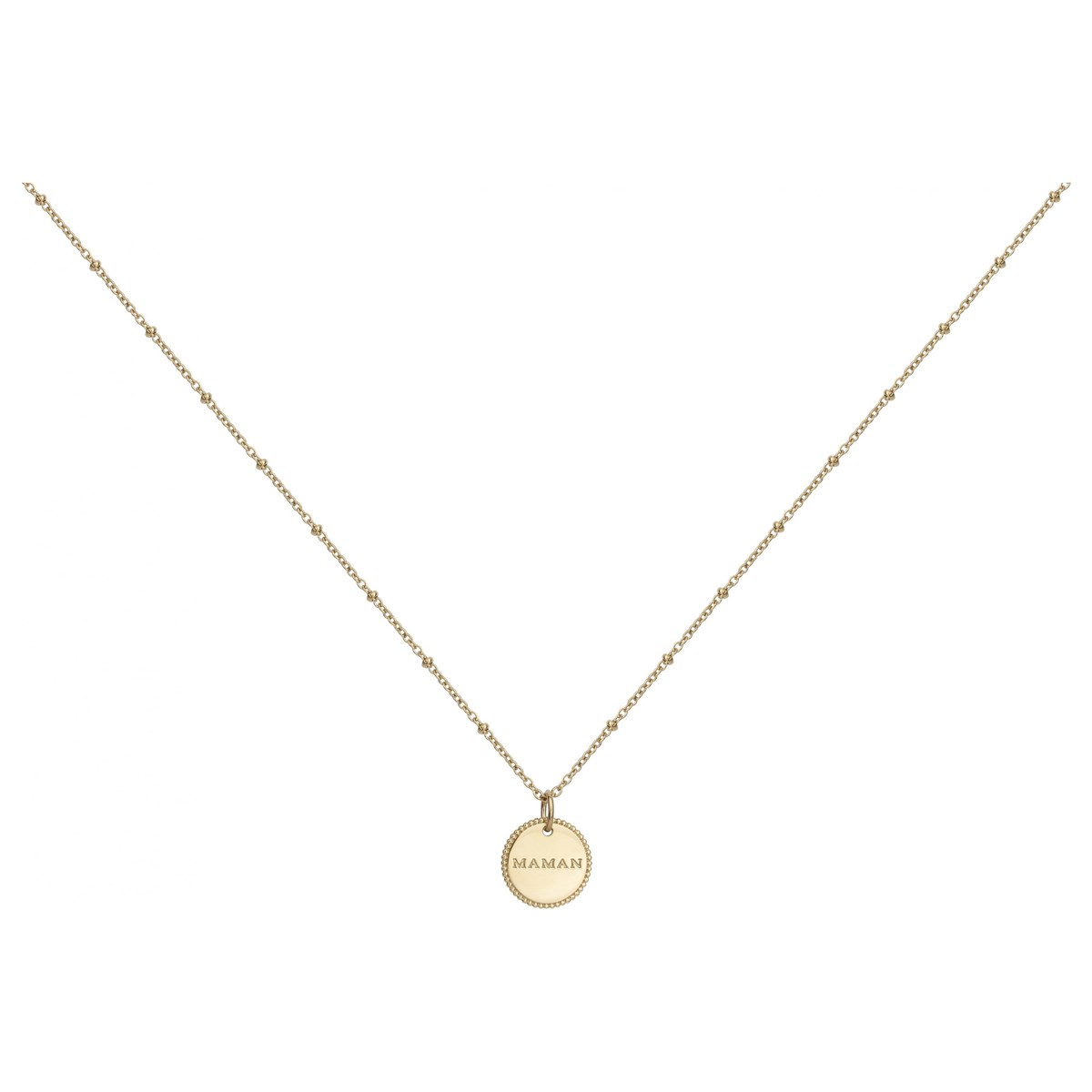 Collier mono-motif en Acier 316L