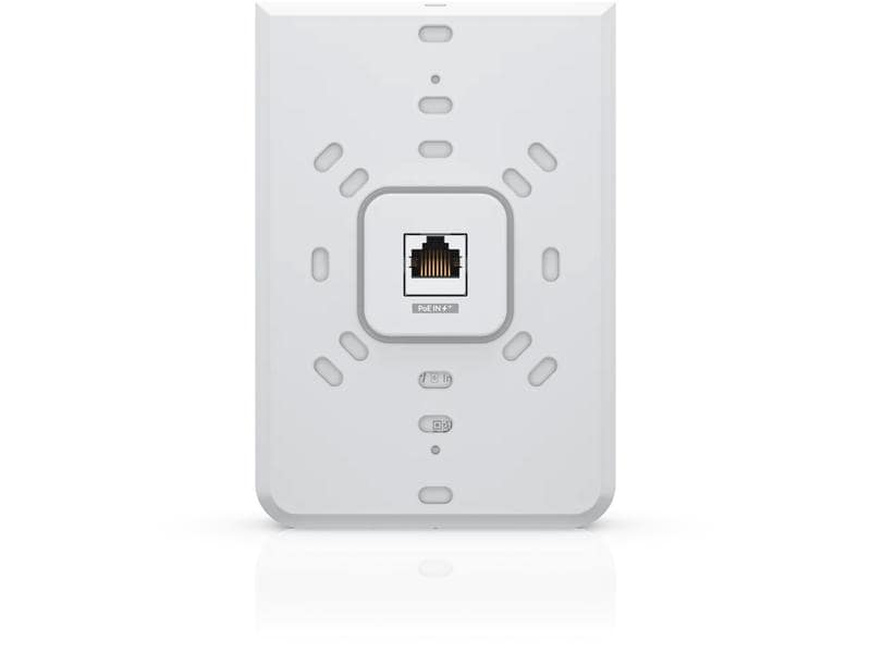 Ubiquiti Access Point UniFi6 In-Wall U6-IW Wandmontierter WiFi 6 Access Point mit integriertem PoE-Switch