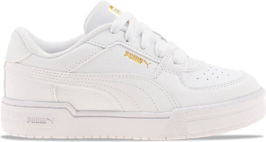 Puma California sneakers wit Imitatieleer Effen 30