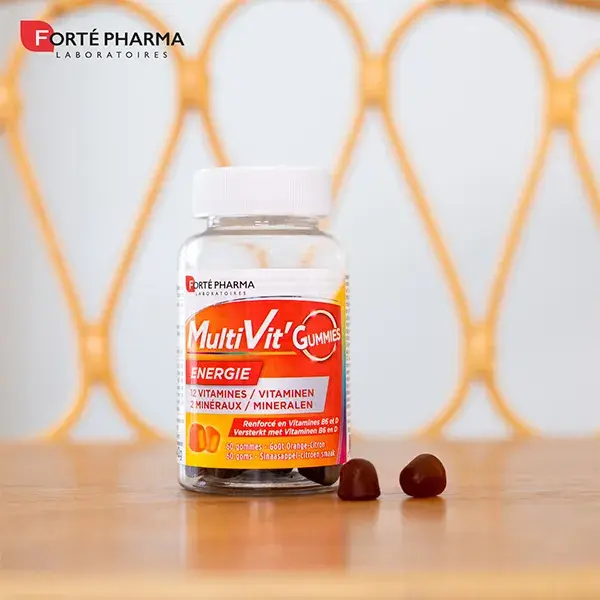 Forté Pharma Multivit' Energy 60 gomas Multivitaminas, Energia e Vitalidade