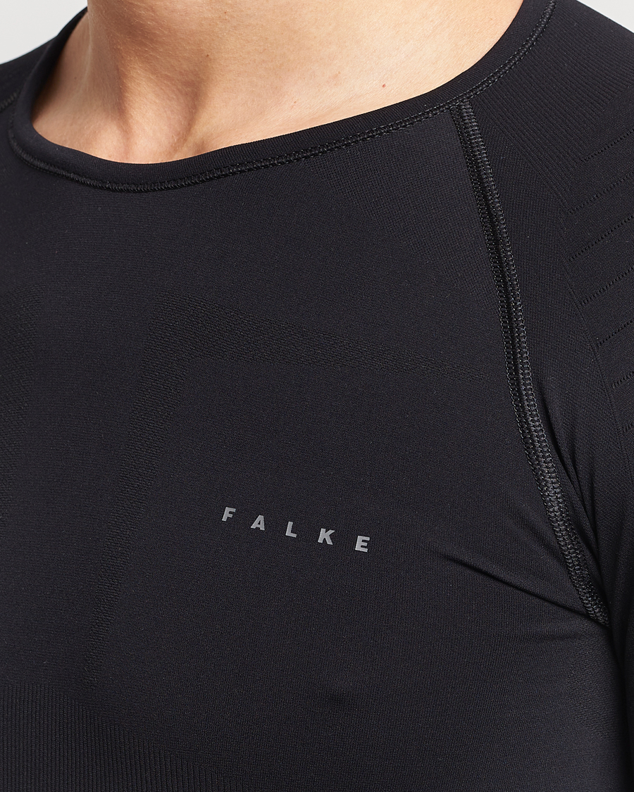 Falke Long Sleeve Warm Shirt Black