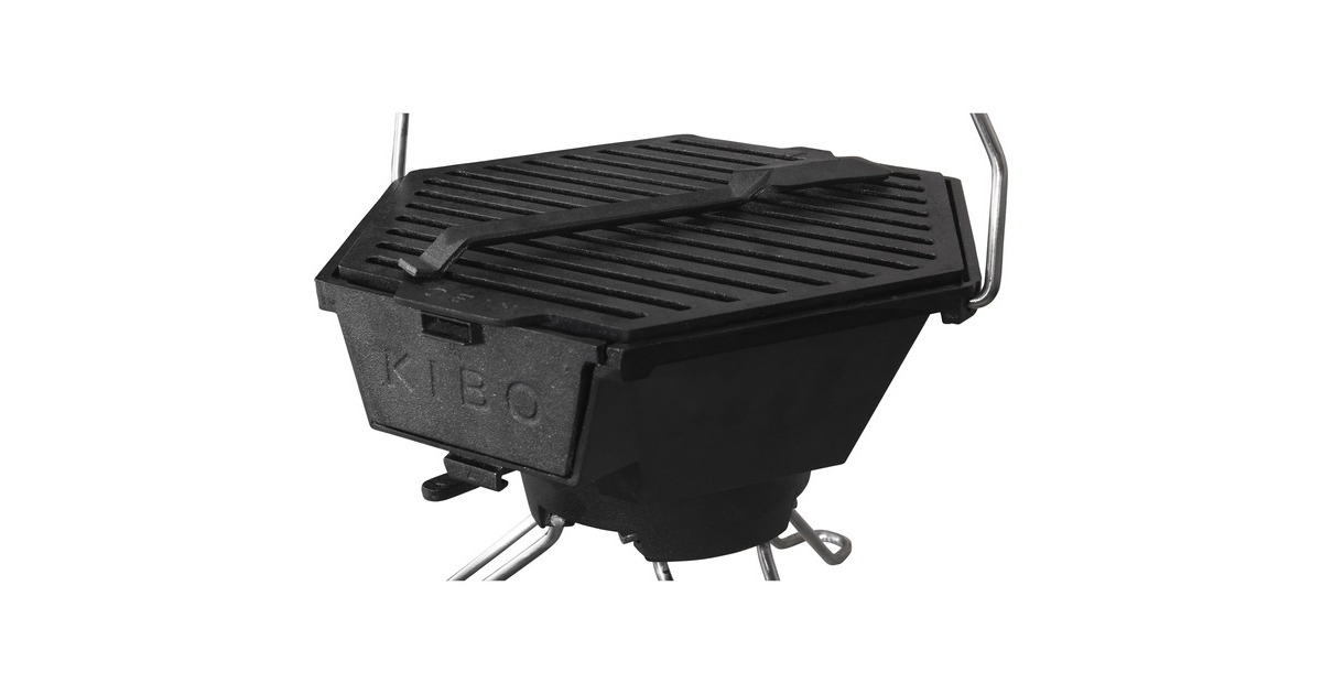 The WindmillKIBO Grill Model 3.0 houtskoolbarbecue  (Zwart)