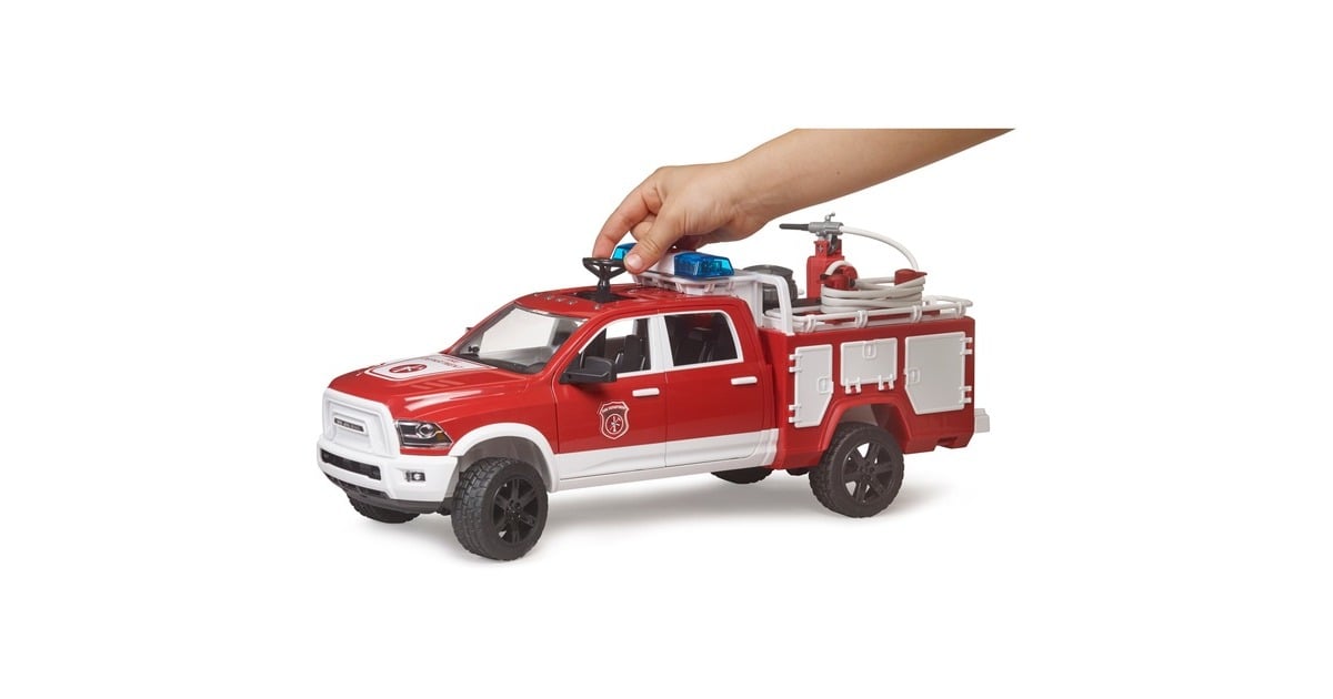 bruderRAM 2500 brandweerwagen met licht en geluid Modelvoertuig  (02544)