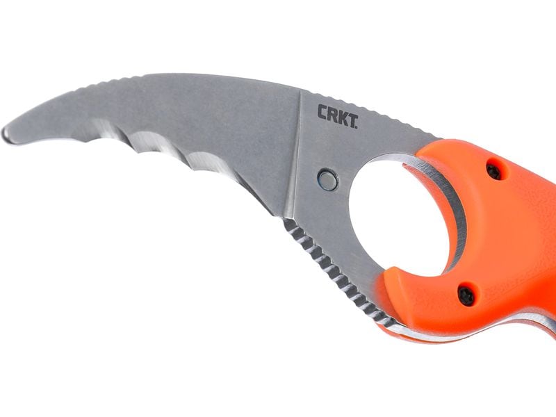 CRKT Taschenmesser Bear Claw Fixed Orange CRKT 2511ER Kampf-/Taktikmesser Claw Überlebensmesser