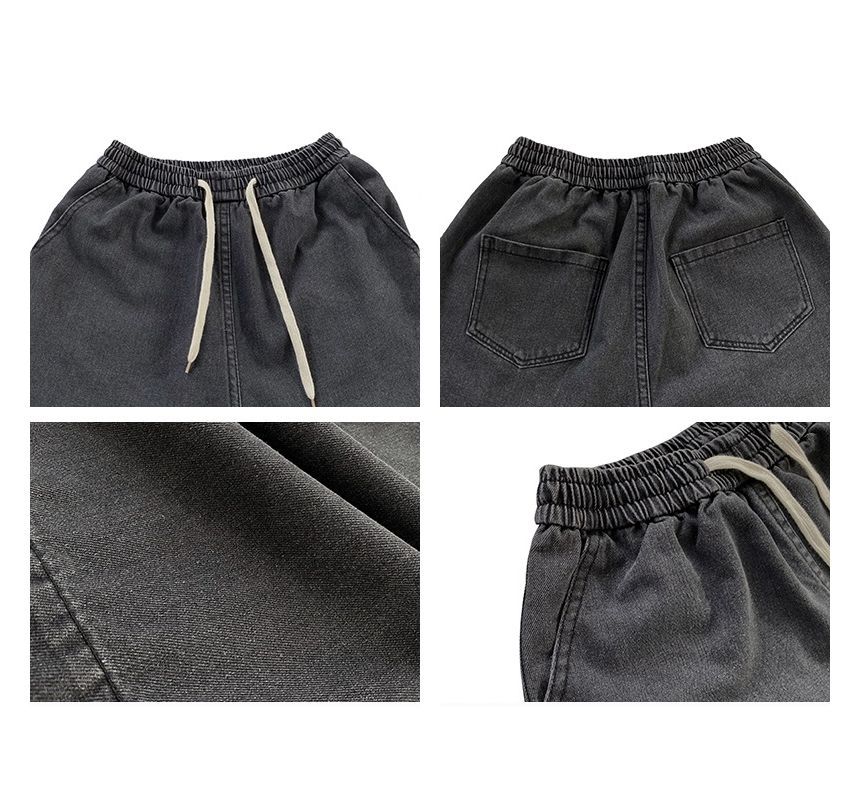 Remeefa - Denim Shorts met Trekkoord