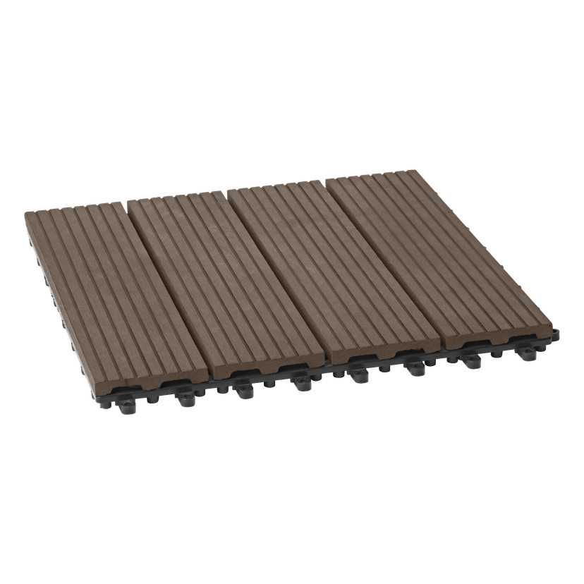 Gulvplater 4-pk 30x30 cm 0,36 m²
