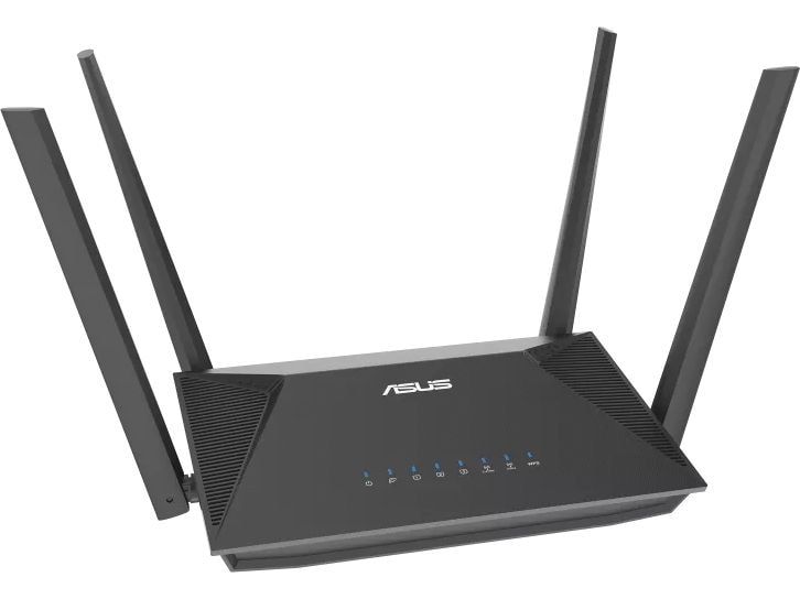ASUS Dual-Band WiFi Router RT-AX52 ASUS RT-AX52 (AX1800) Dual Band WiFi 6 Extendable Router, Instant Guard, Kindersicherungsplanung, integriertes VPN, AiMesh-kompatibel