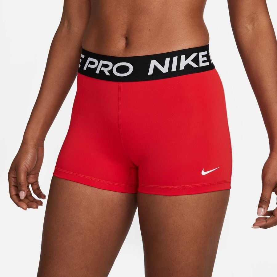 Nike Pro Collant Short 365 - Rouge/Noir/Blanc Femme