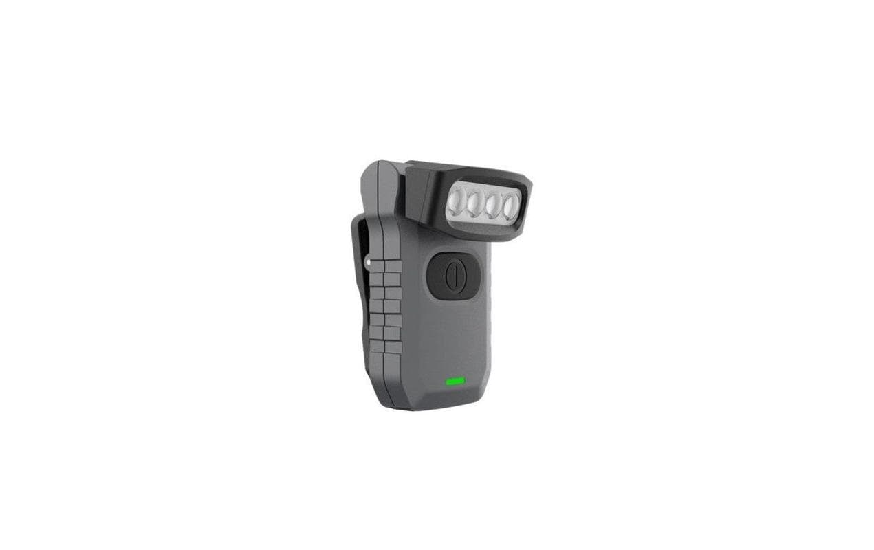 Taschenlampe LED Patrol UV, 300 Lumen, IP65, USB-CWiederaufladbare multifunktionale taktische Clipleuchte mit schwenkbarem Licht und UV-Funktion