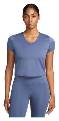 Maillot manches courtes Nike Dri-Fit Seasonal Femme Bleu