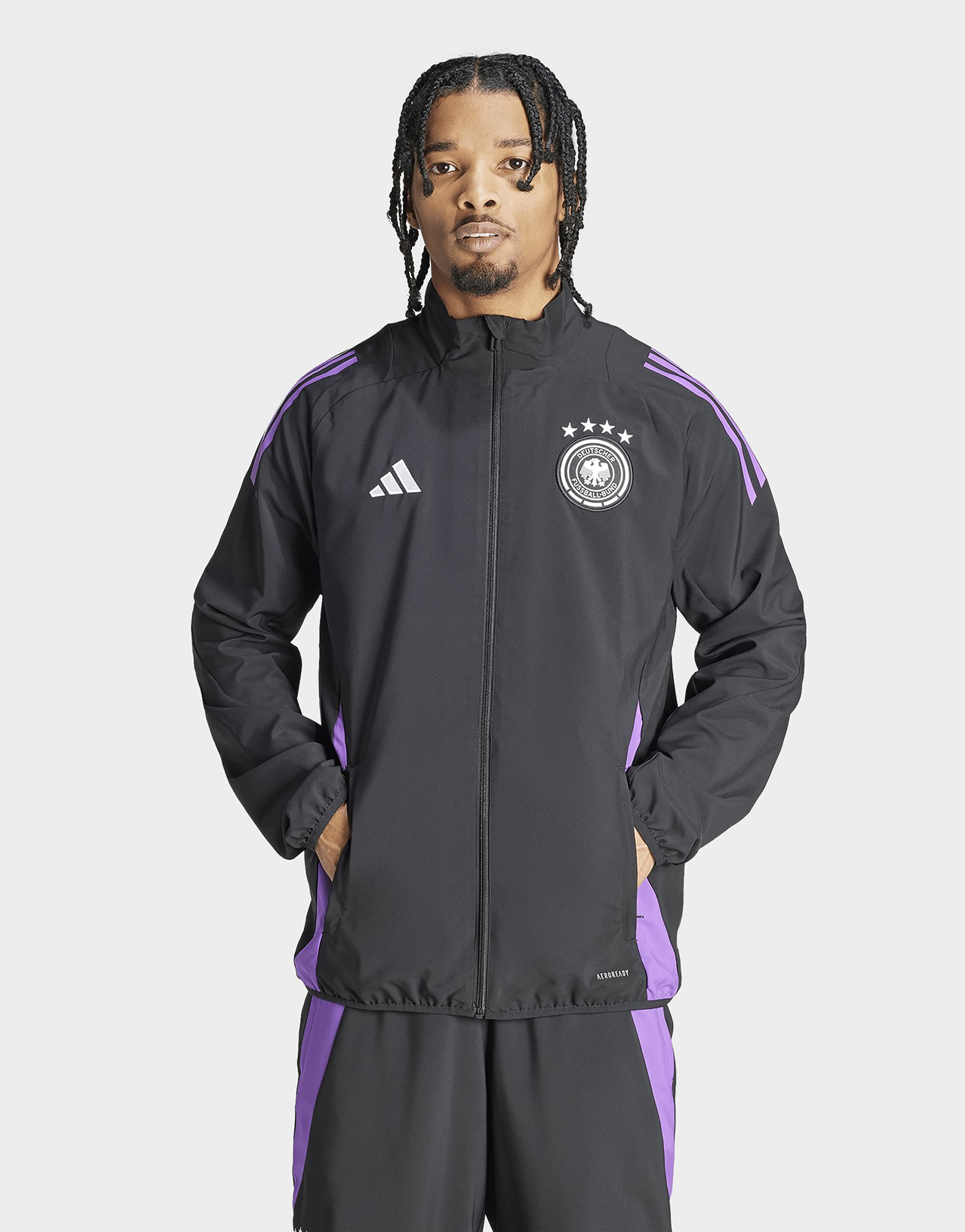 adidas Veste de présentation Allemagne Tiro 24 Competition
