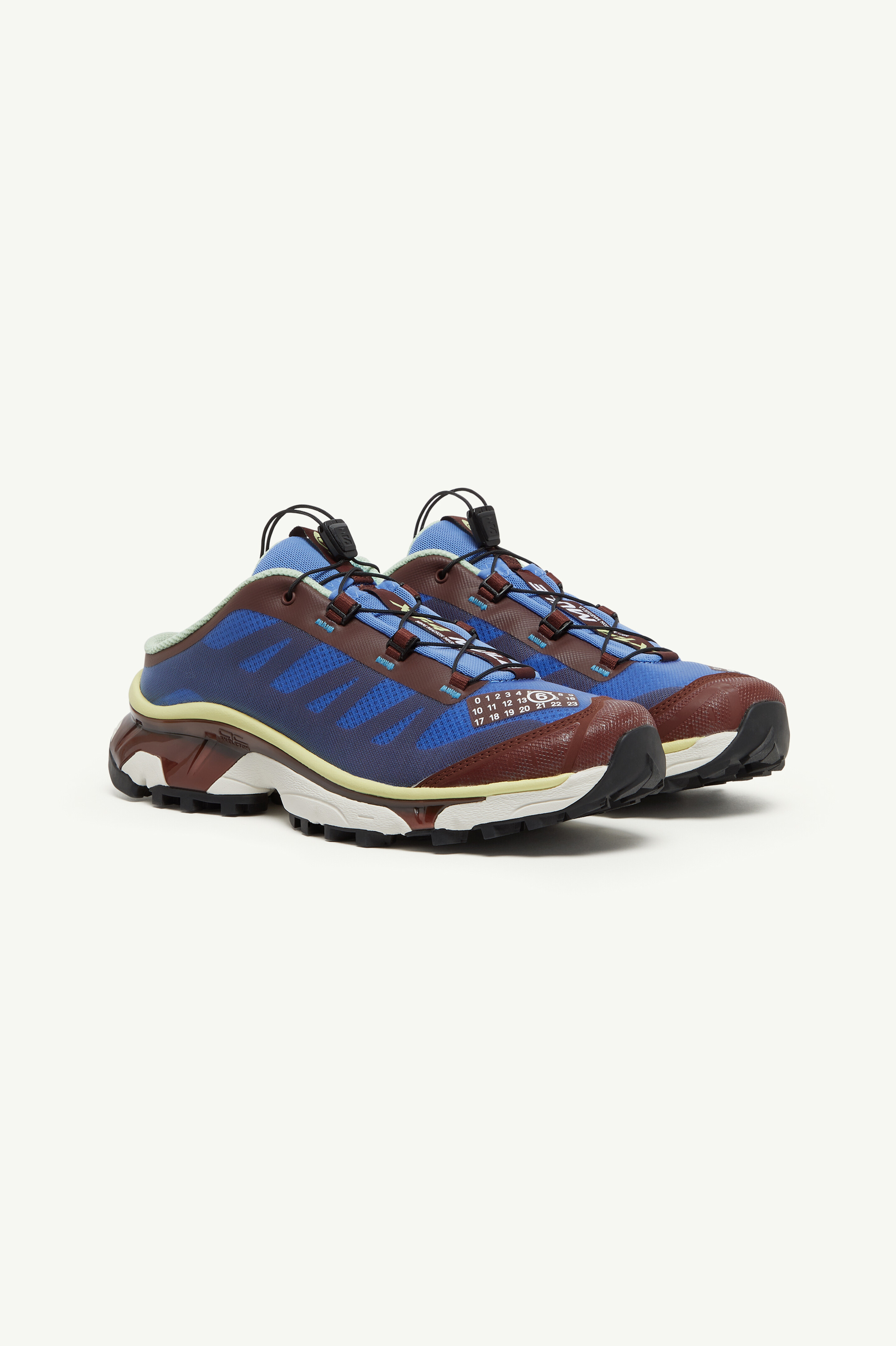 Blue Women's Sneaker Mules MM6 x Salomon | MM6 Outremer, rhum raisin et iris jaune