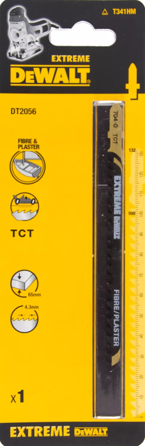 DeWALT DT2056 HM Decoupeerzaagblad Extreme - 4.3mm tandafstand - Epoxy / Gipsplaat