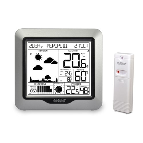 Station météo, lune grise ws6823