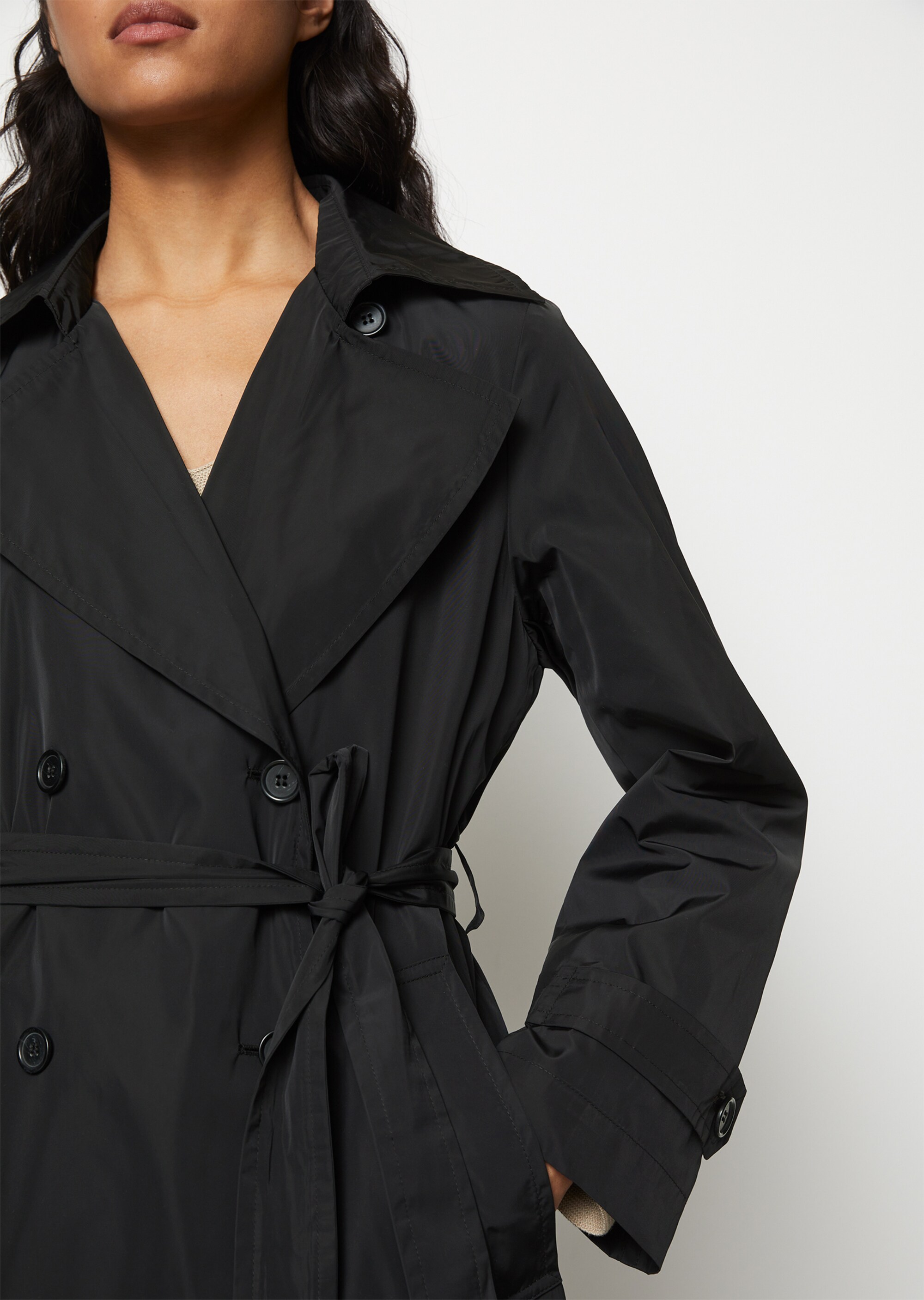 Trenchcoat regularmit wasserabweisender Oberfläche