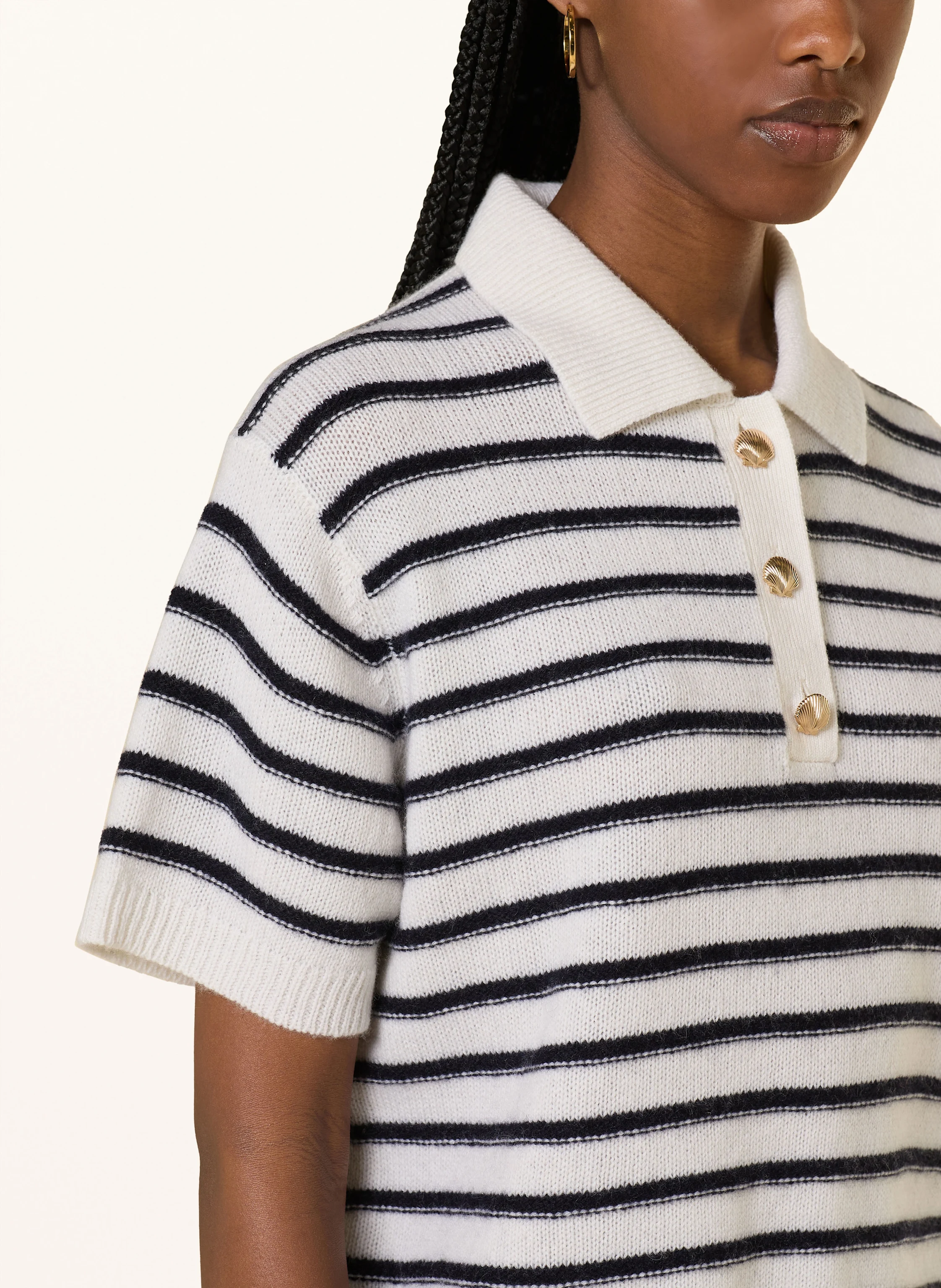 ALLUDE Strickshirt mit Cashmere