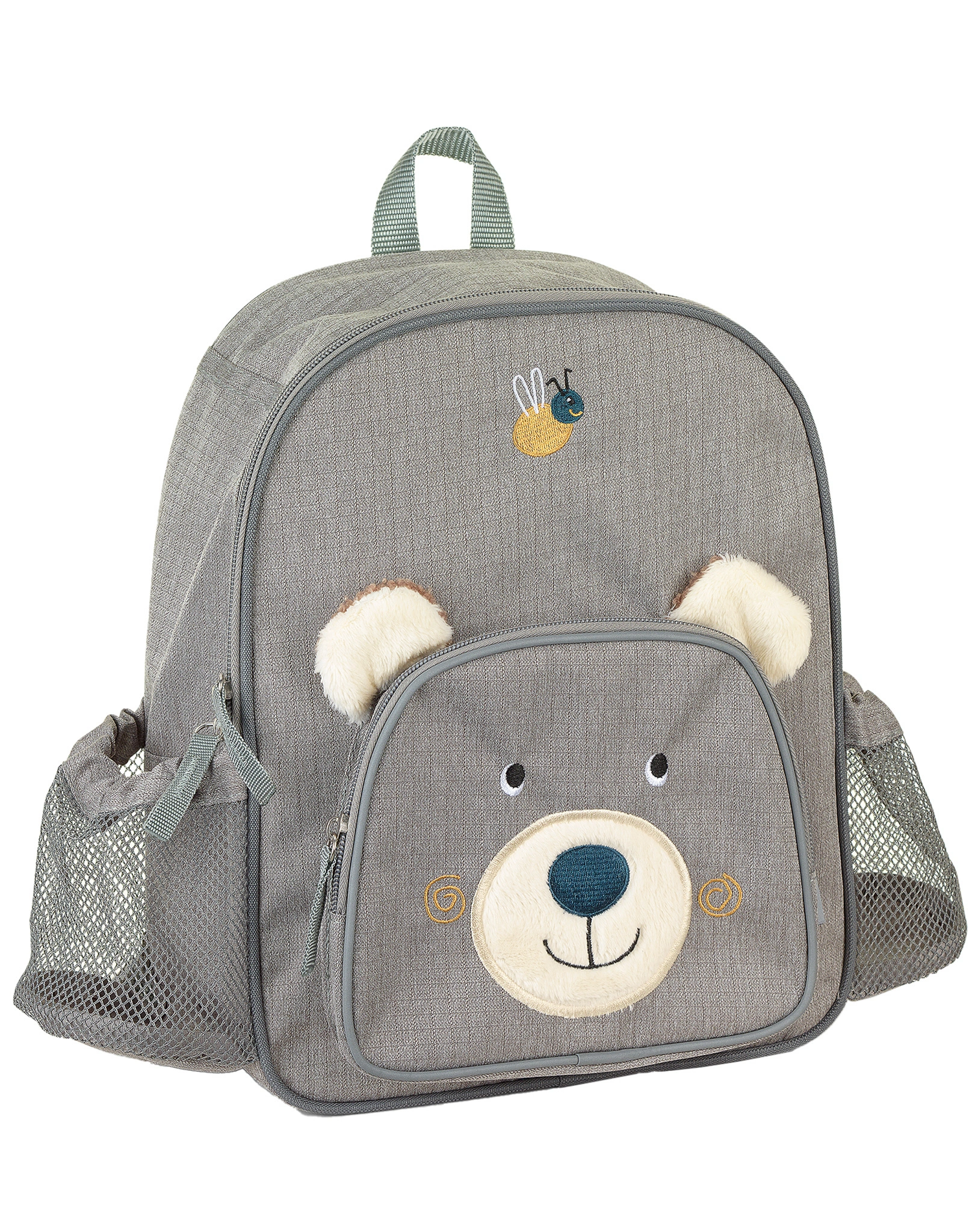 Funktions-Kinderrucksack BÄR BEN (30x24) in grau