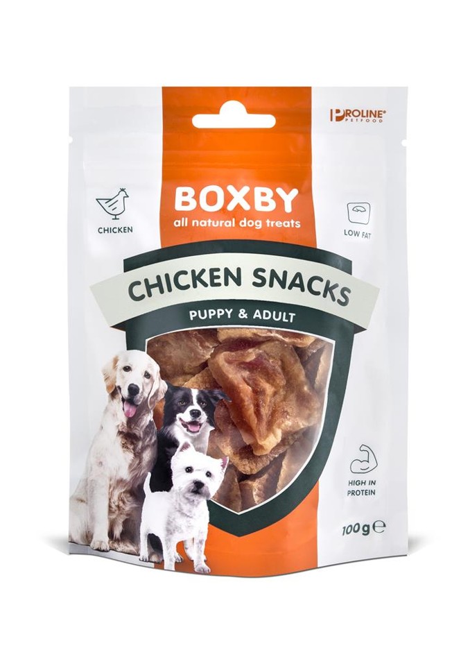 Boxby -BLAND 4 FOR 119 - Chicken Snacks 100g.