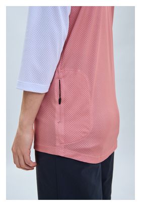 Maillot Manches 3/4 Femme Poc MTB Pure Rose/Blanc