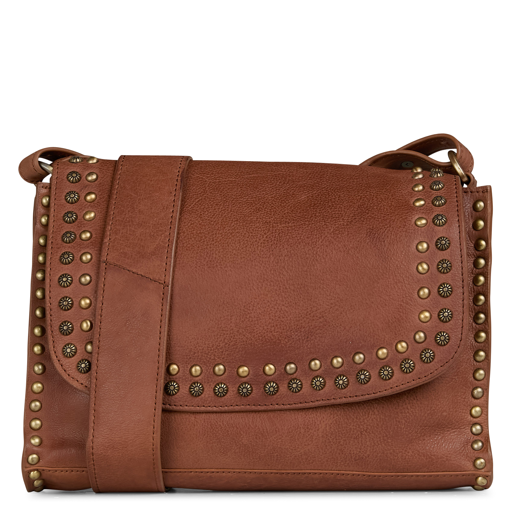 GASPARD - Sac besace en cuir | Beige
