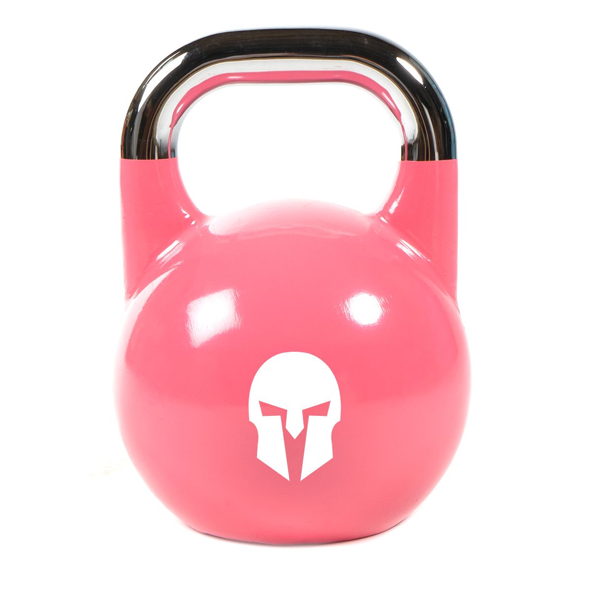 Wettkampf-Kettlebell aus Gusseisen mit aufgemaltem Logo