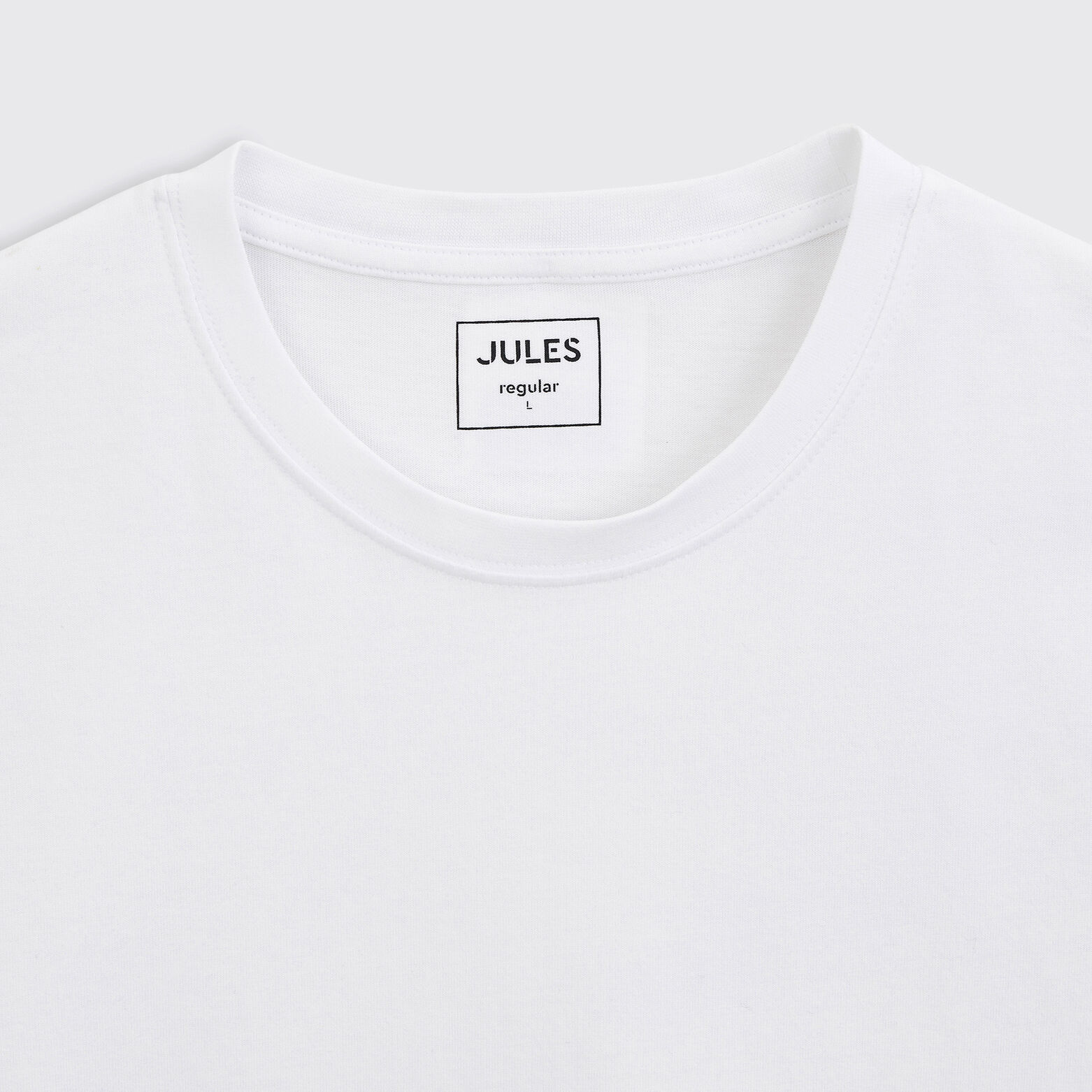 Tee shirt 'le parfait by JULES' coton issu de l'ag Blanc