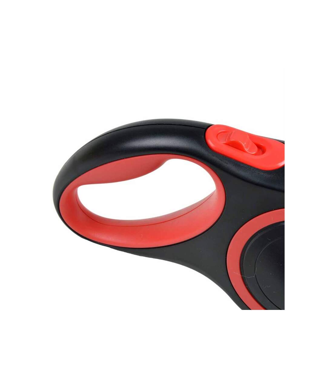 Paris Prix - Laisse Rétractable Chien résistante 16cm Rouge