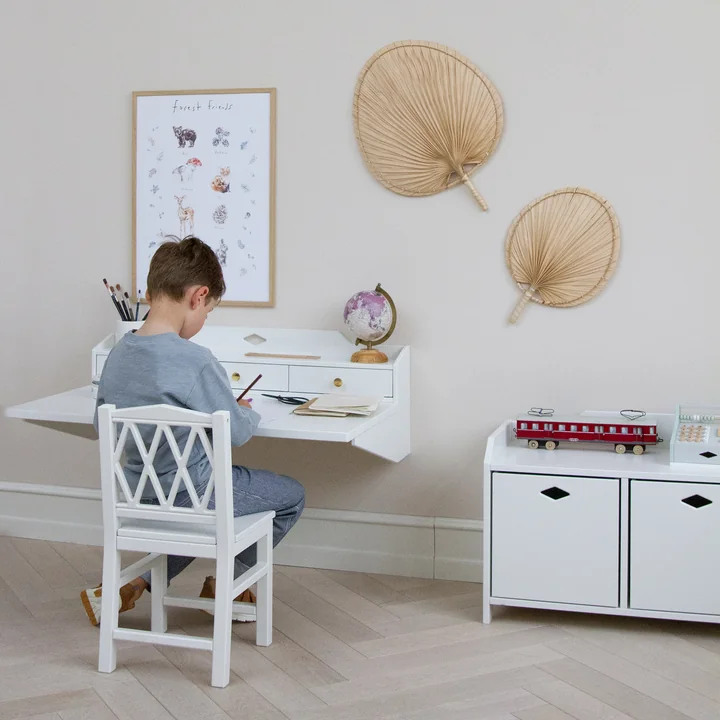 Cam Cam Copenhagen - Aufbewahrungsbox für Luca Kinderbank, weiss
