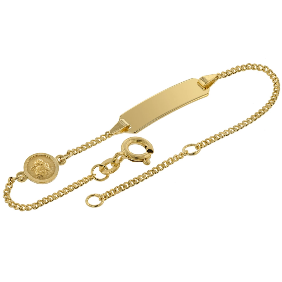 trendor Gravur-Armband für Kinder Gold 333 (8 Karat) 1412 cm gold