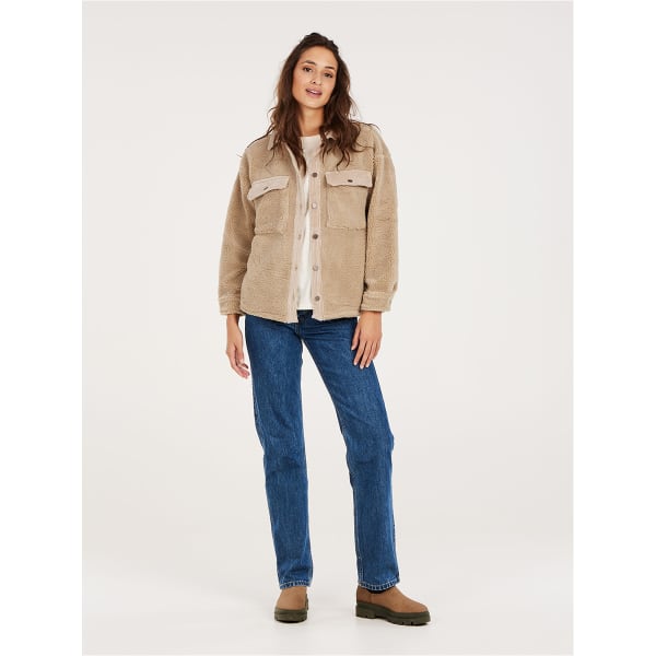 Veste polaire PROTEST PRTLATTEA FULLZIPTOP BAMBOO BEIGE
