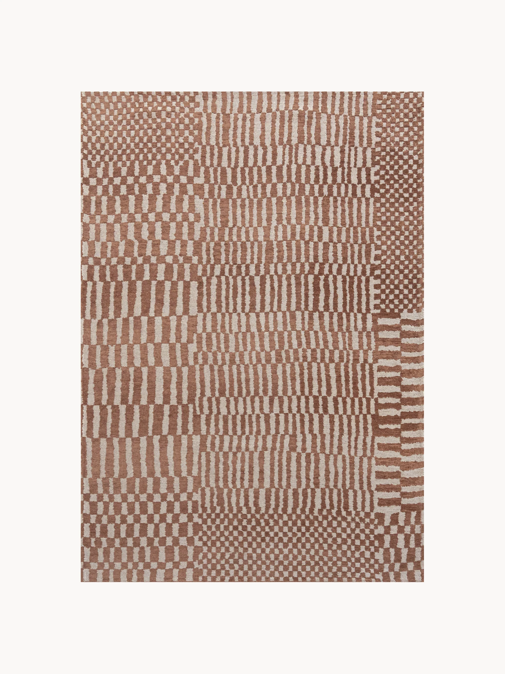 Wasbaar jacquard in- & outdoor vloerkleed Berber