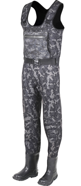 Waders Kinetic Neorush Bootfoot Cleated Grey Camo